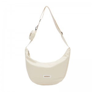 Cream Nerdy Hobo Cross Bags | USA151QMI