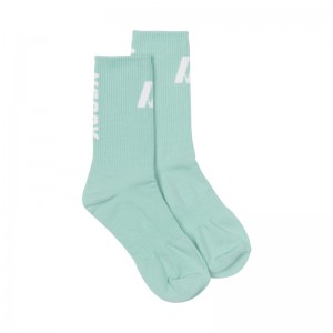 Mint Nerdy DNA Socks Socks | USA148RVT